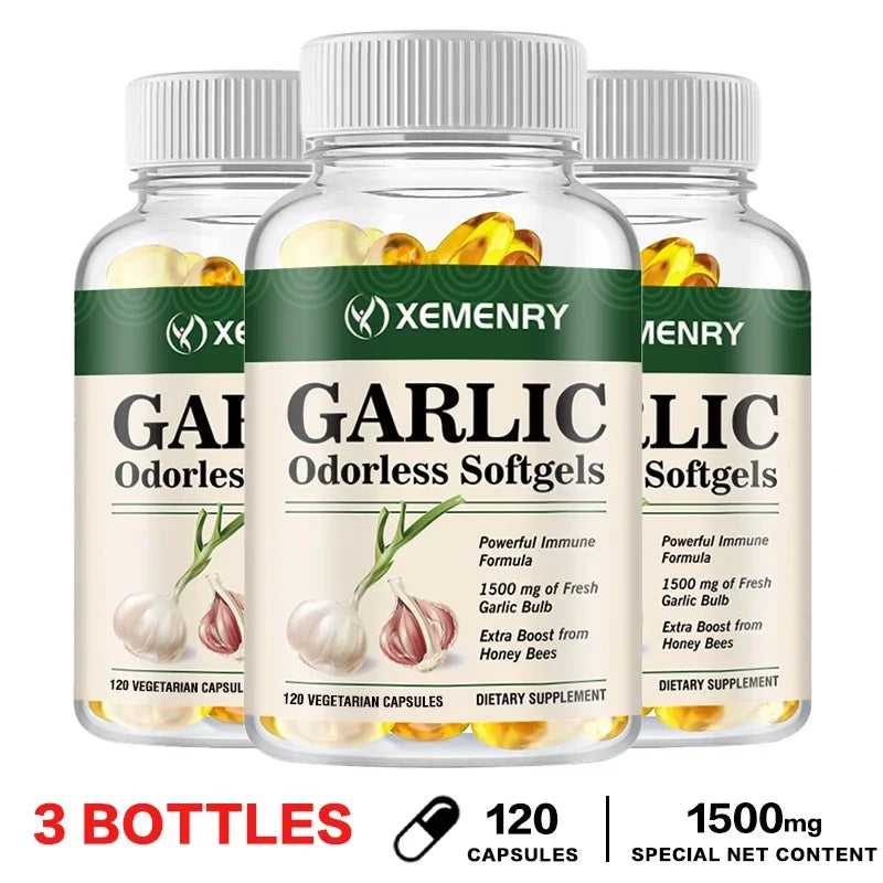 Garlic Capsules – Odorless Formula
