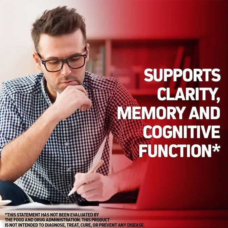 Korean Red Panax Ginseng Supplement - Enhances Endurance,Strength and Mood Balance Strong for Energy, Stamina and Focus - 120pcs