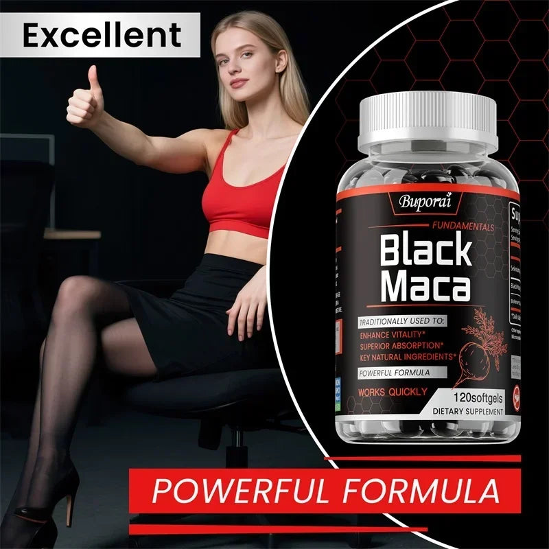 Black Maca – Natural Energy & Stamina Boost