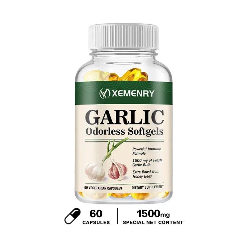 Garlic Capsules – Odorless Formula