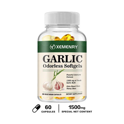 Garlic Capsules – Odorless Formula