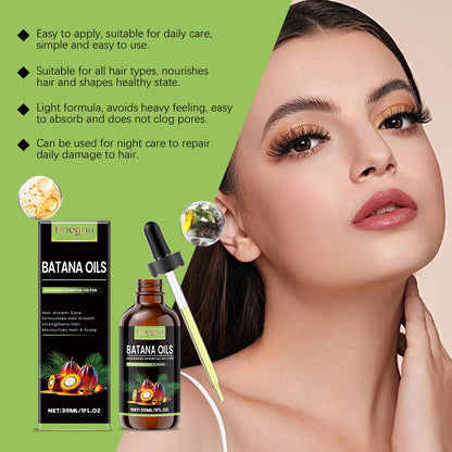Batana Oil for Hair Growth Revitalizing Strengthening Nourish Damaged Hair Scalp Treatment Add Volume Thicker Stronger Hair Care