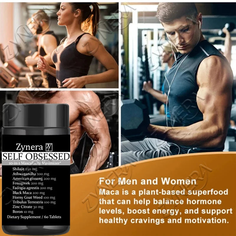 Blue Pills Male Max Energy Supplement with Natural Oyster Activator for Firmness |