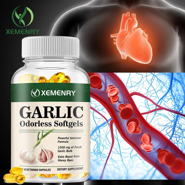 Garlic Capsules – Odorless Formula