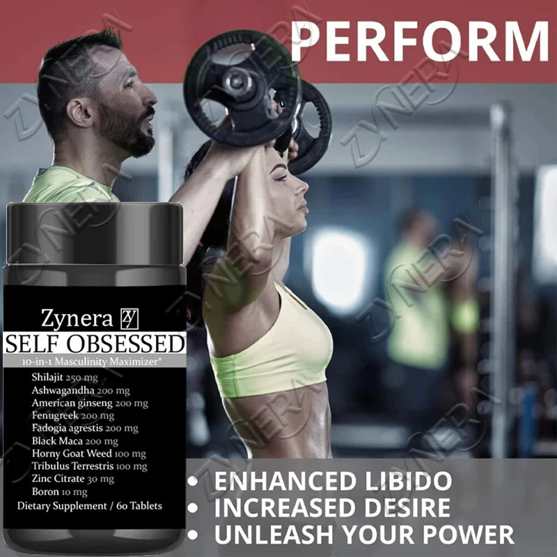 Blue Pills Male Max Energy Supplement with Natural Oyster Activator for Firmness |