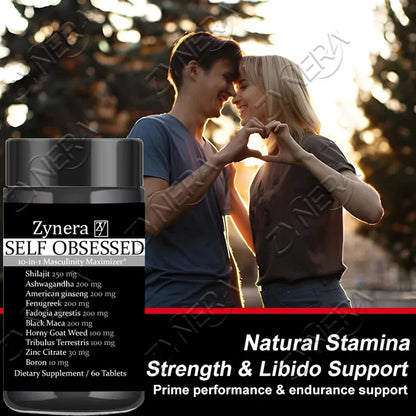 Blue Pills Male Max Energy Supplement with Natural Oyster Activator for Firmness |