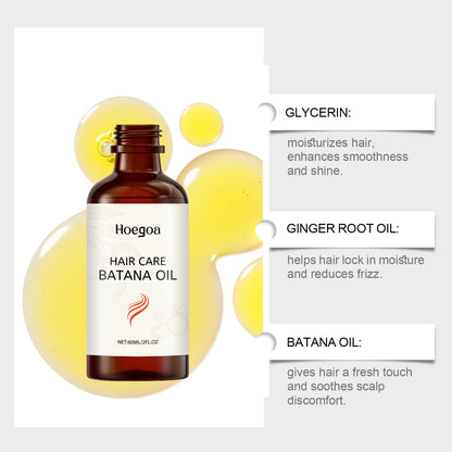 60ml Batana Hair Care Essential Oil Repair Damaged Strengthen Roots Anti-Breakage Oils Scalp Care For Men & Women Hair Care