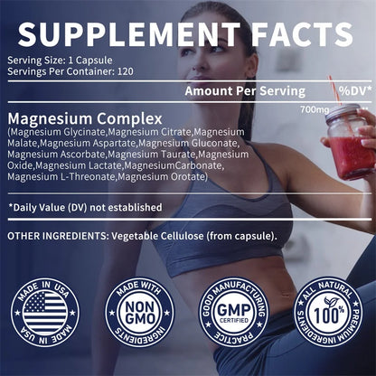 Magnesium for Muscle & Nerve Support