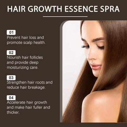 Ginger Oil For Hair Growth Serum Repair Damaged Hair Improve Hair Thinning Frizziness Reduce Split End Hair Loss Treatment Spray