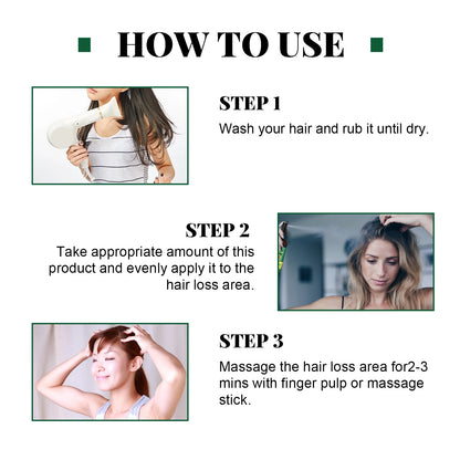 Ginger Oil Hair Booster Serum Spray Nourish Scalp Hair Follicles Refresh Control Oil Strengthen Hair Roots Nutrient Solution