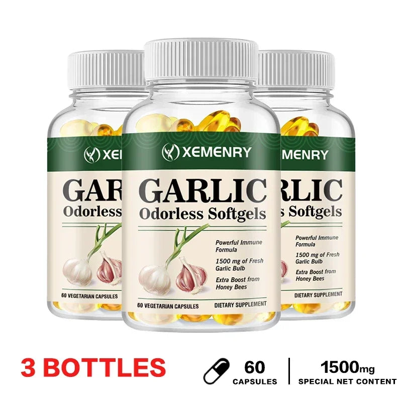 Garlic Capsules – Odorless Formula