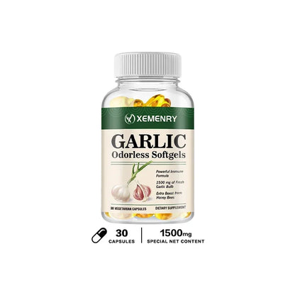 Garlic Capsules – Odorless Formula
