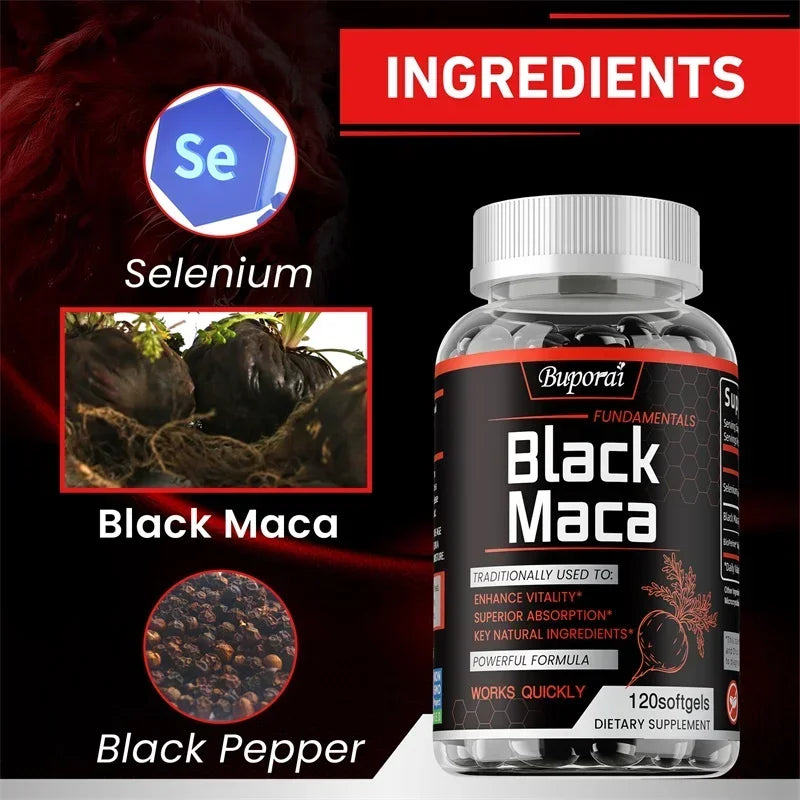 Black Maca – Natural Energy & Stamina Boost