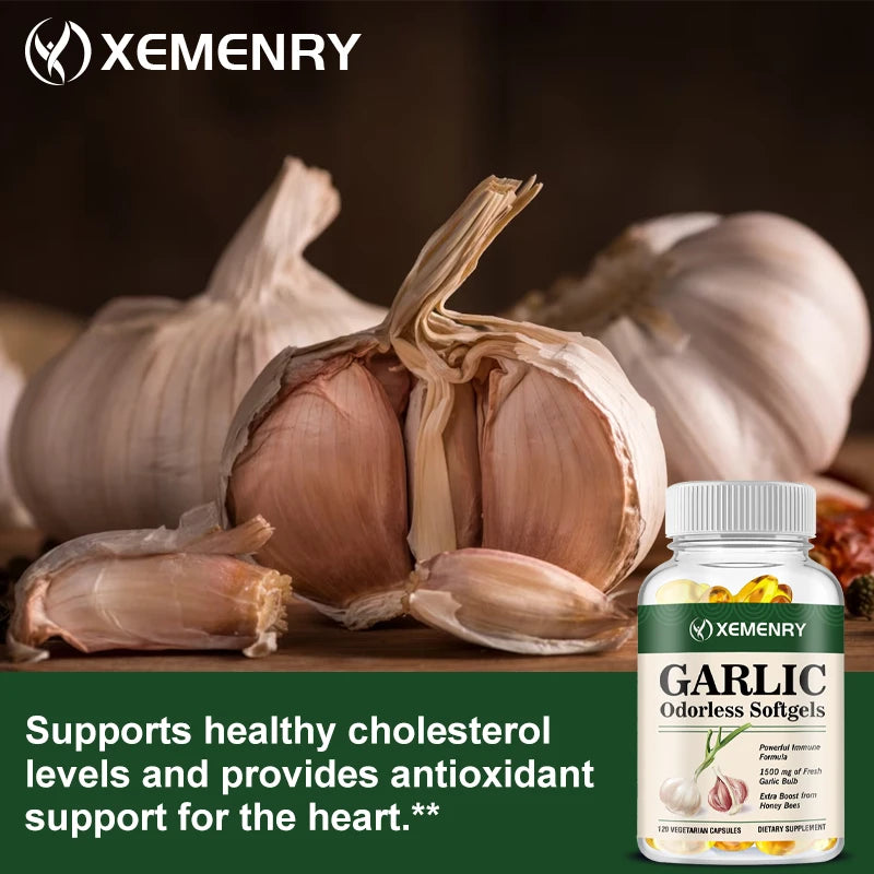 Garlic Capsules – Odorless Formula