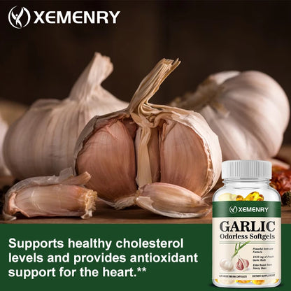 Garlic Capsules – Odorless Formula