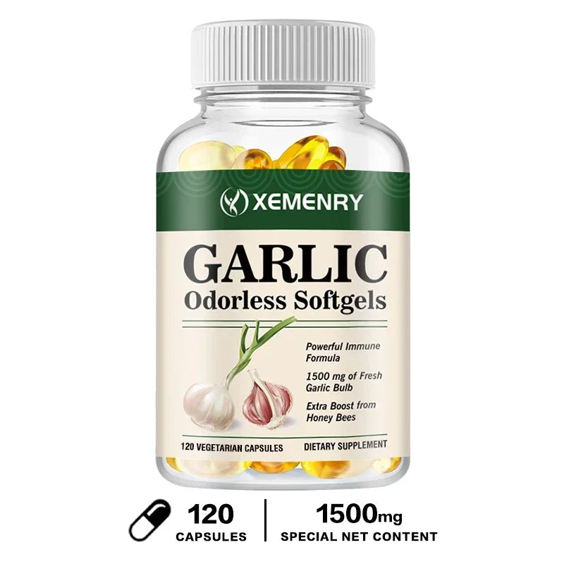 Garlic Capsules – Odorless Formula