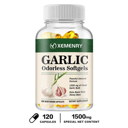 Garlic Capsules – Odorless Formula