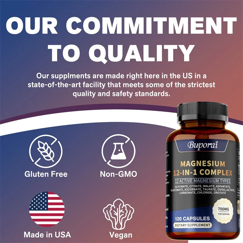 Magnesium for Muscle & Nerve Support