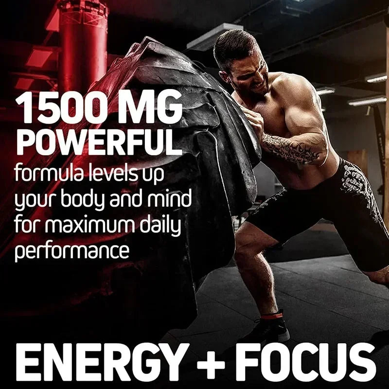 Korean Red Panax Ginseng Supplement - Enhances Endurance,Strength and Mood Balance Strong for Energy, Stamina and Focus - 120pcs