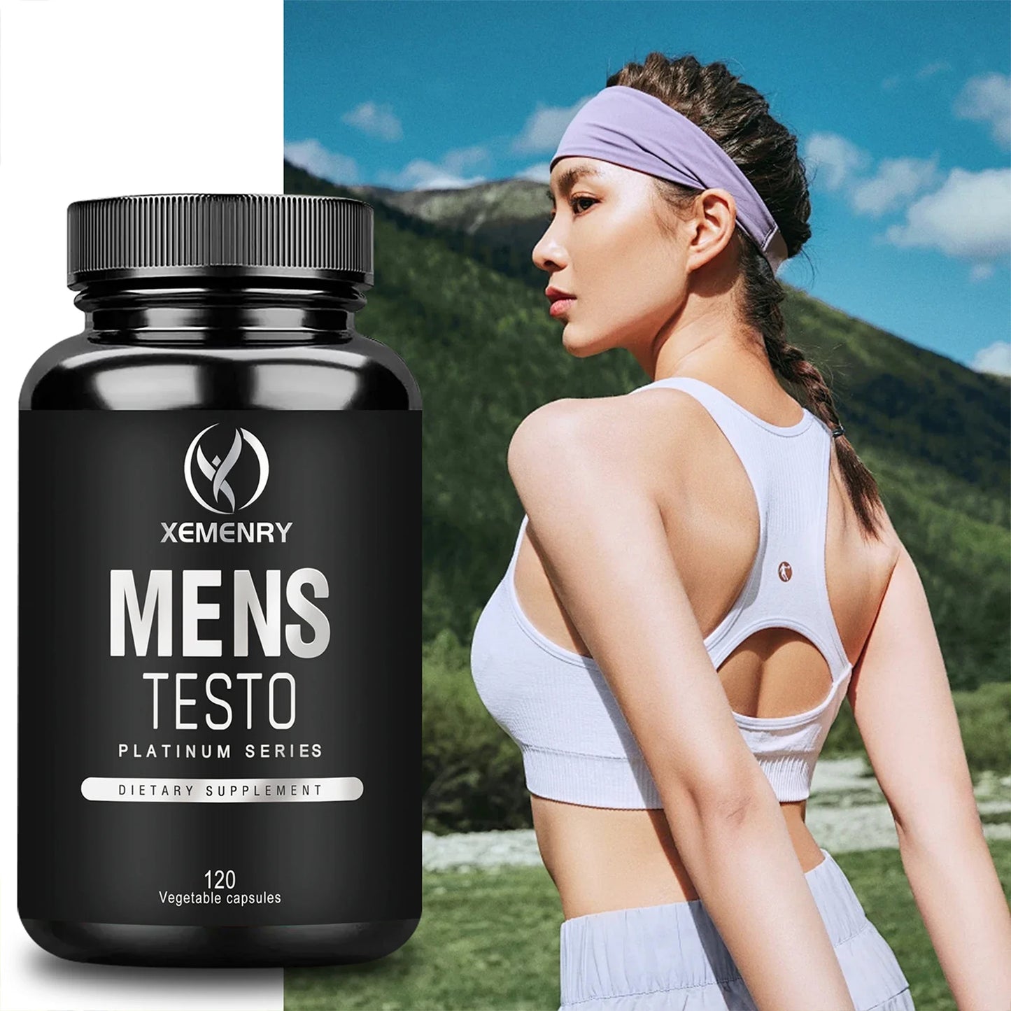 Men's Supplements - Reduces Fatigue, Enhances Male Function, Supports Muscle Growth, Vascular Function and Energy